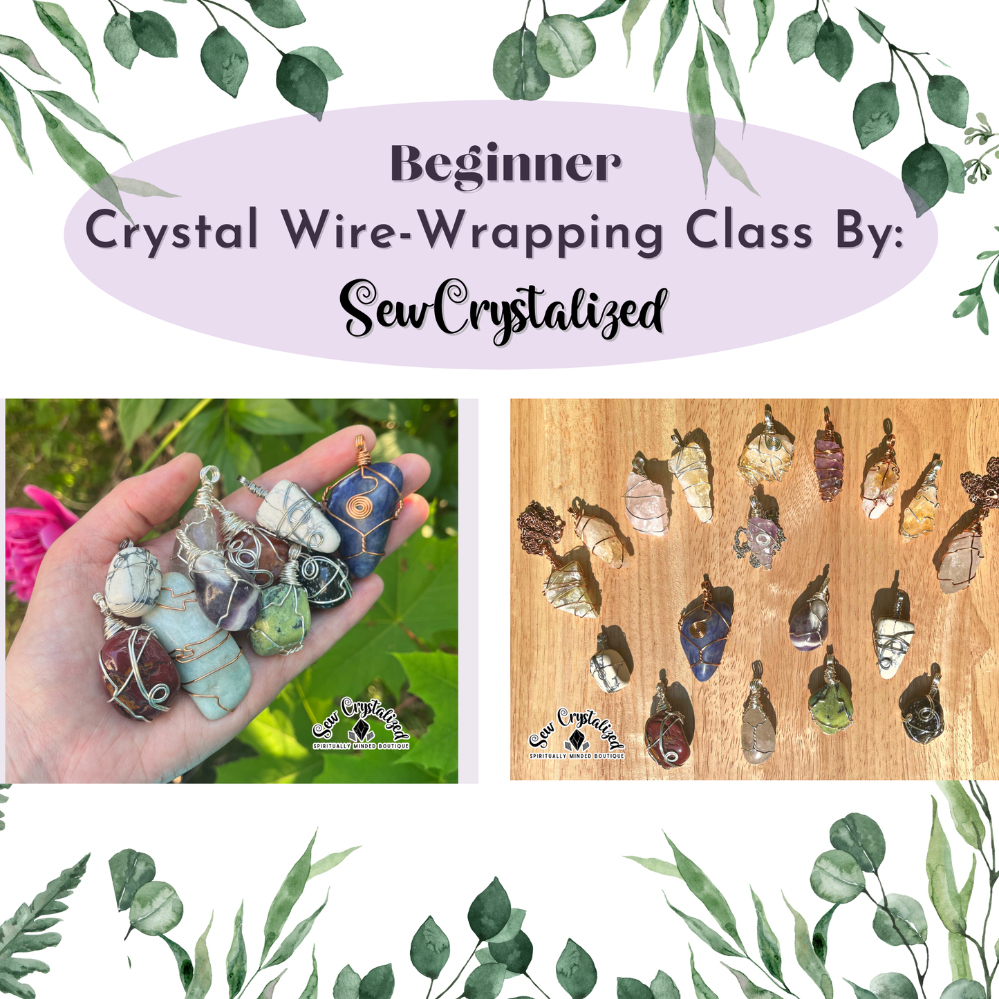 Beginner Wire-Wrapping Tutorial: 3 Easy Techniques You Can Use to Make a Crystal Pendant Every-time!