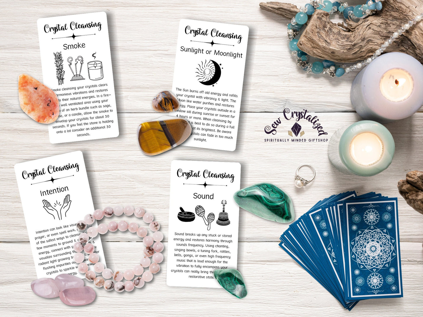 Printable Crystal Cleansing Card Descriptions