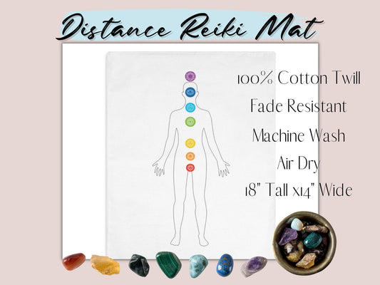 Distance Reiki Healing Energy Fabric Mat