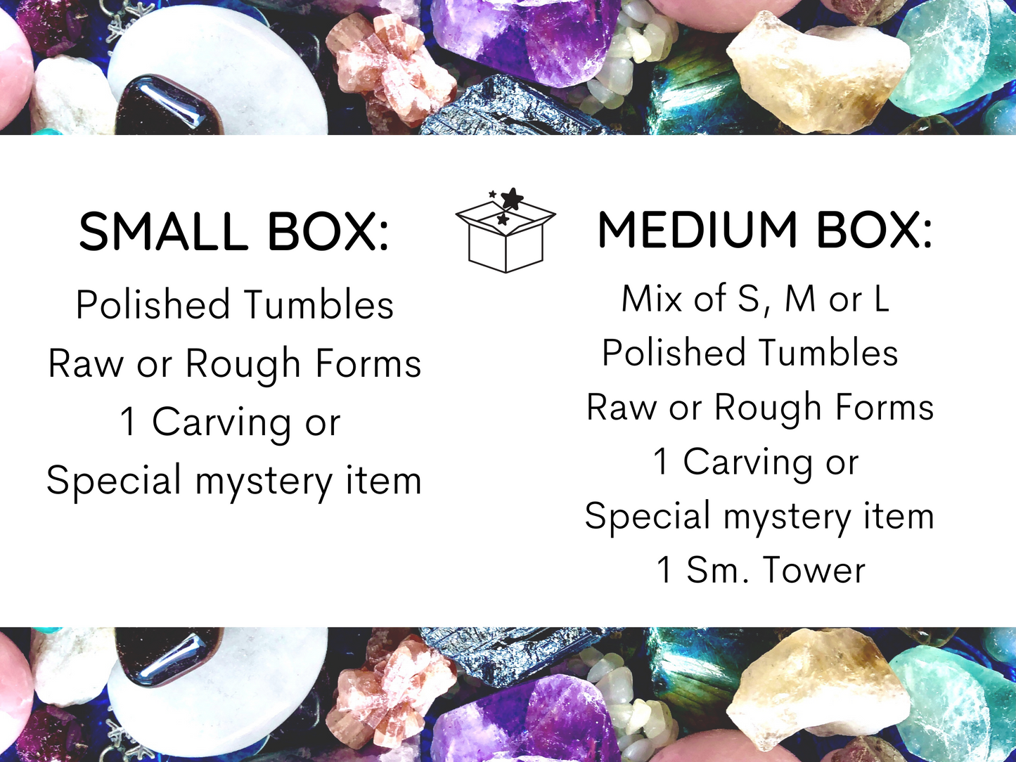Crystal Mystery Box, Mystery Crystal Gift, Mystery Crystal Box, Crystal Surprise Box, Random Crystal Mystery Box, Mystery Crystal Box Gift