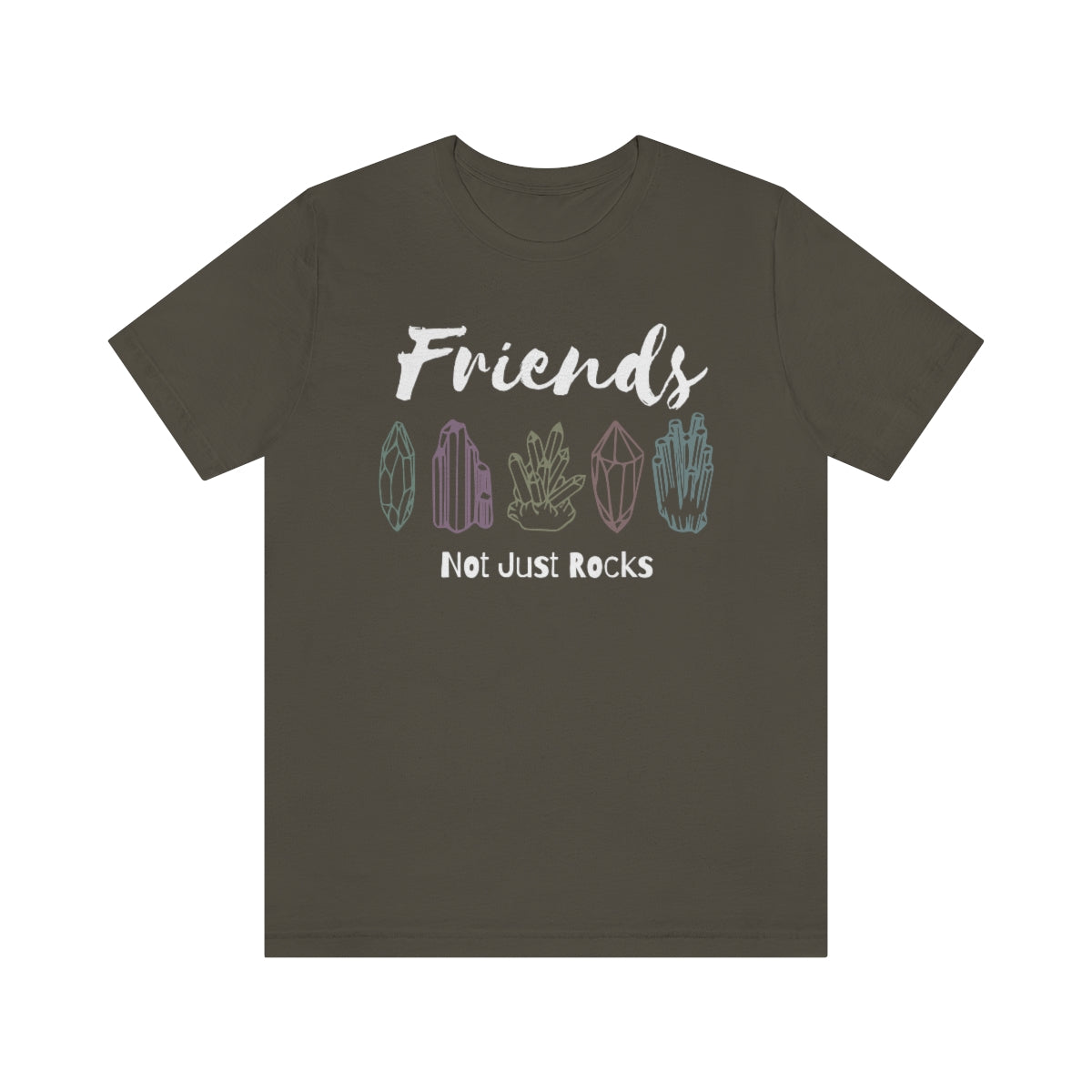 Friends Not Just Rocks Crystal Graphic T-Shirt