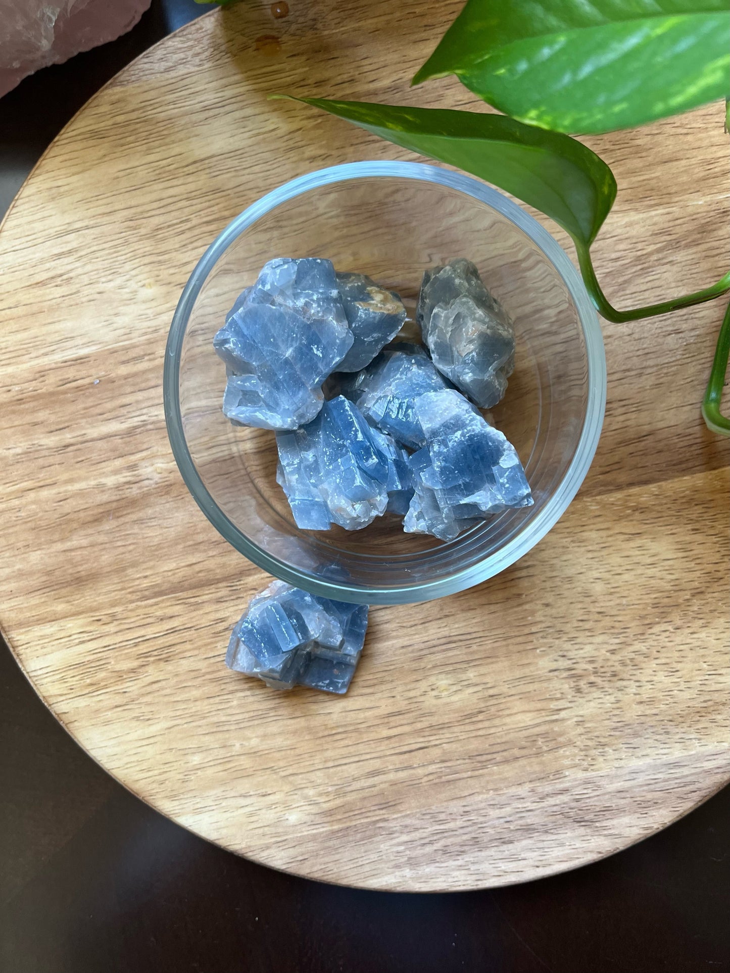Raw Blue Calcite Healing Crystals