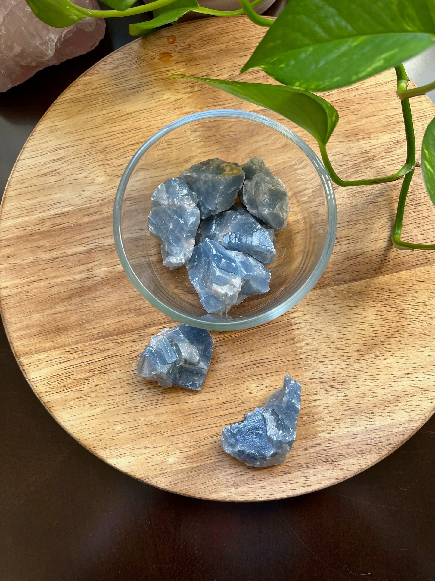 Raw Blue Calcite Healing Crystals