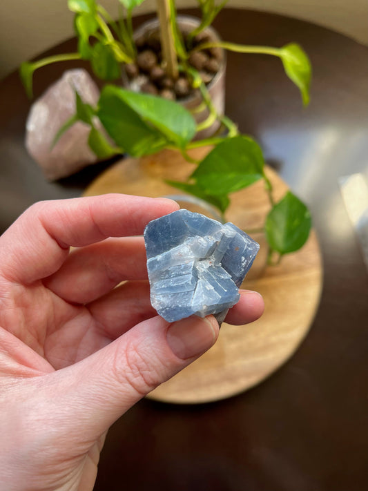 Raw Blue Calcite Healing Crystals