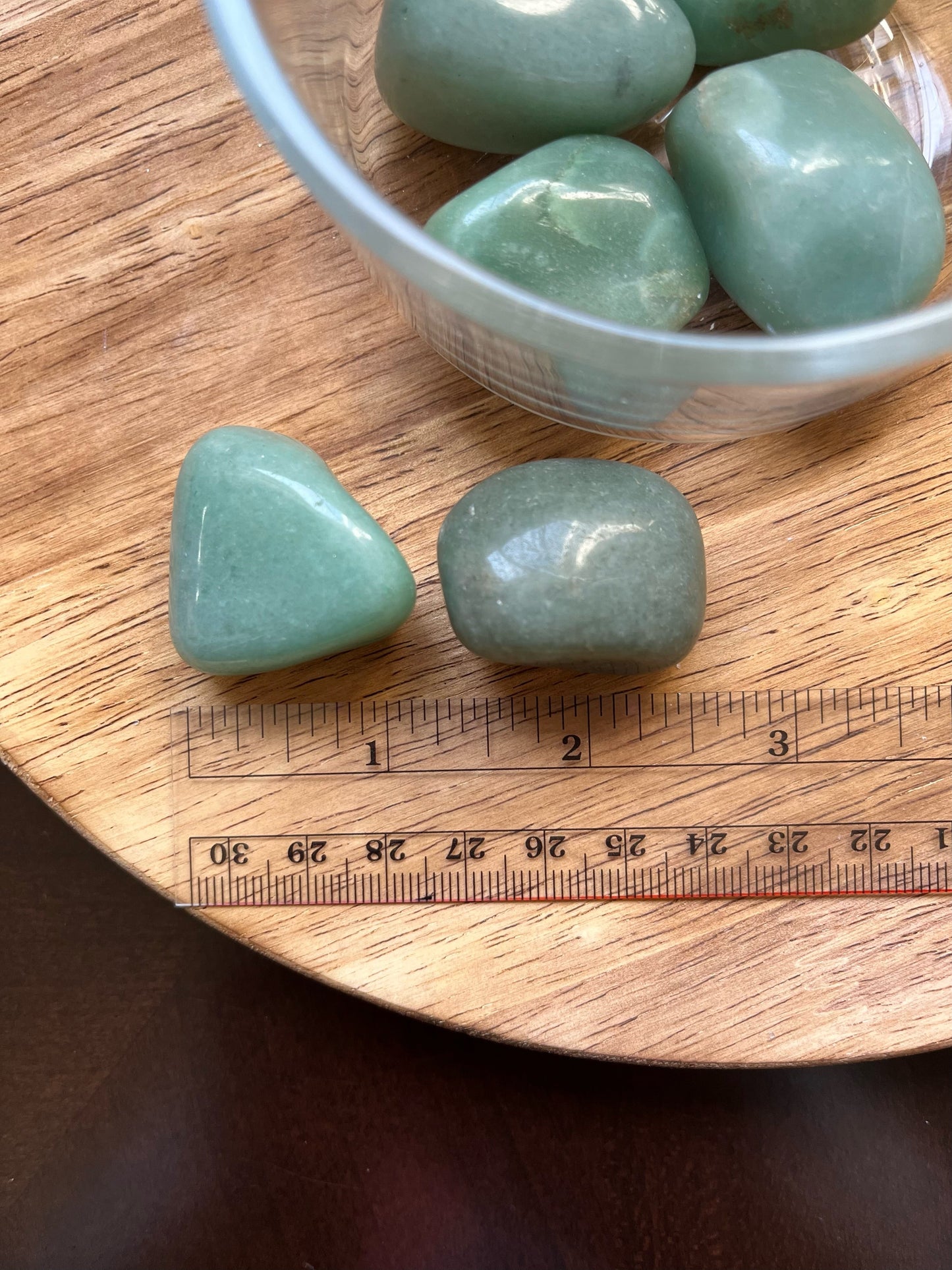 Green Quartz Crystal Tumbles