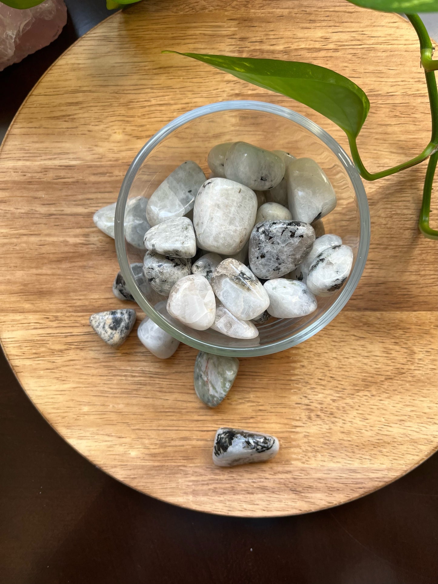 Rainbow Moonstone Tumbles