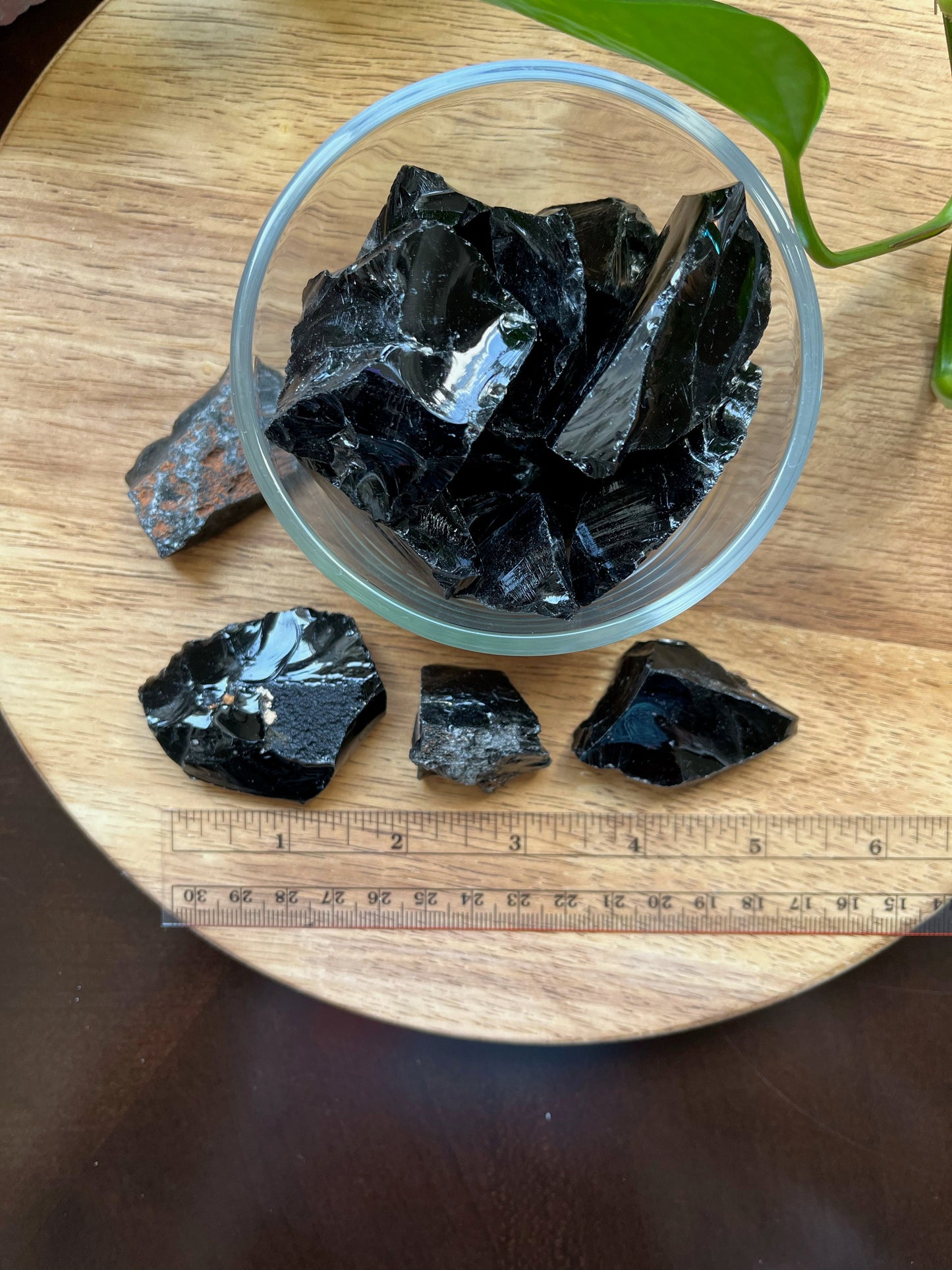Rough Black Obsidian Chunks