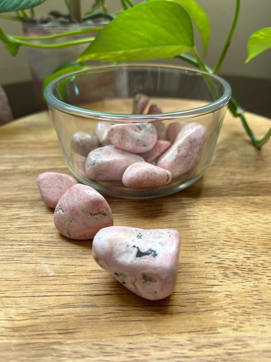 Rhodonite Tumbles