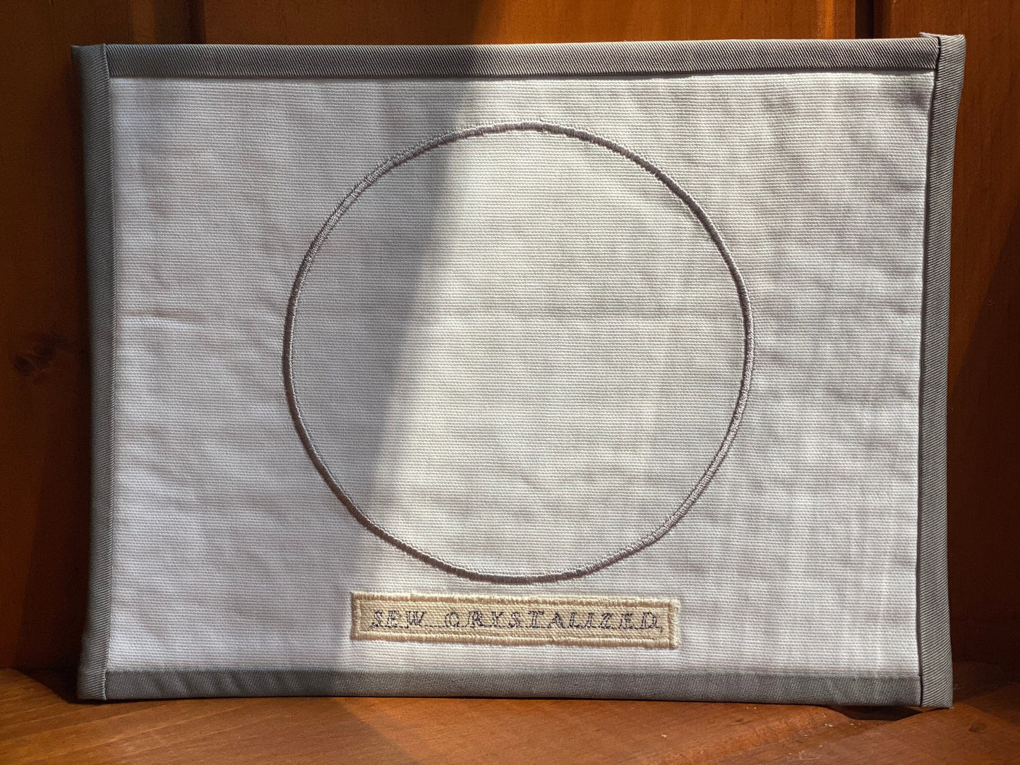 CLEARANCE Embroidered Sacred Geometry Crystal Grid