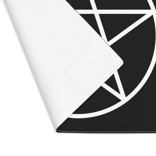 Pentacle, Pentagram Crystal Grid Cloth. 14x18”