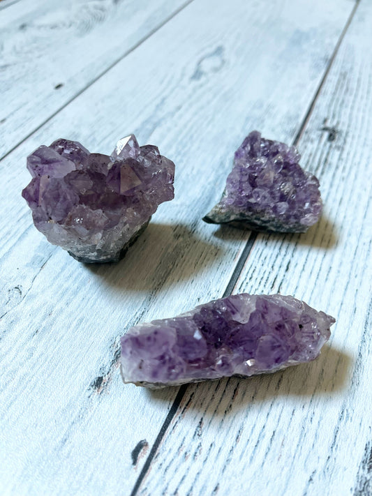 Amethyst Druzy Grade A Clusters.