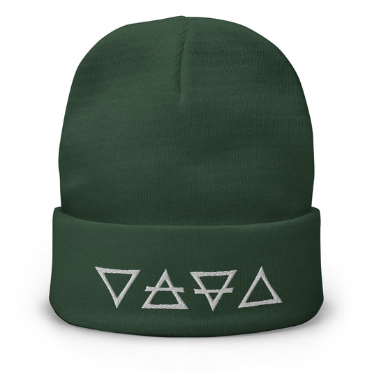 The Four Elements Embroidered Beanie