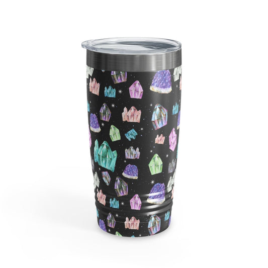 Crystal Ringneck Tumbler, 20oz Cosmic Crystal Coffee or Tea Travel Cup