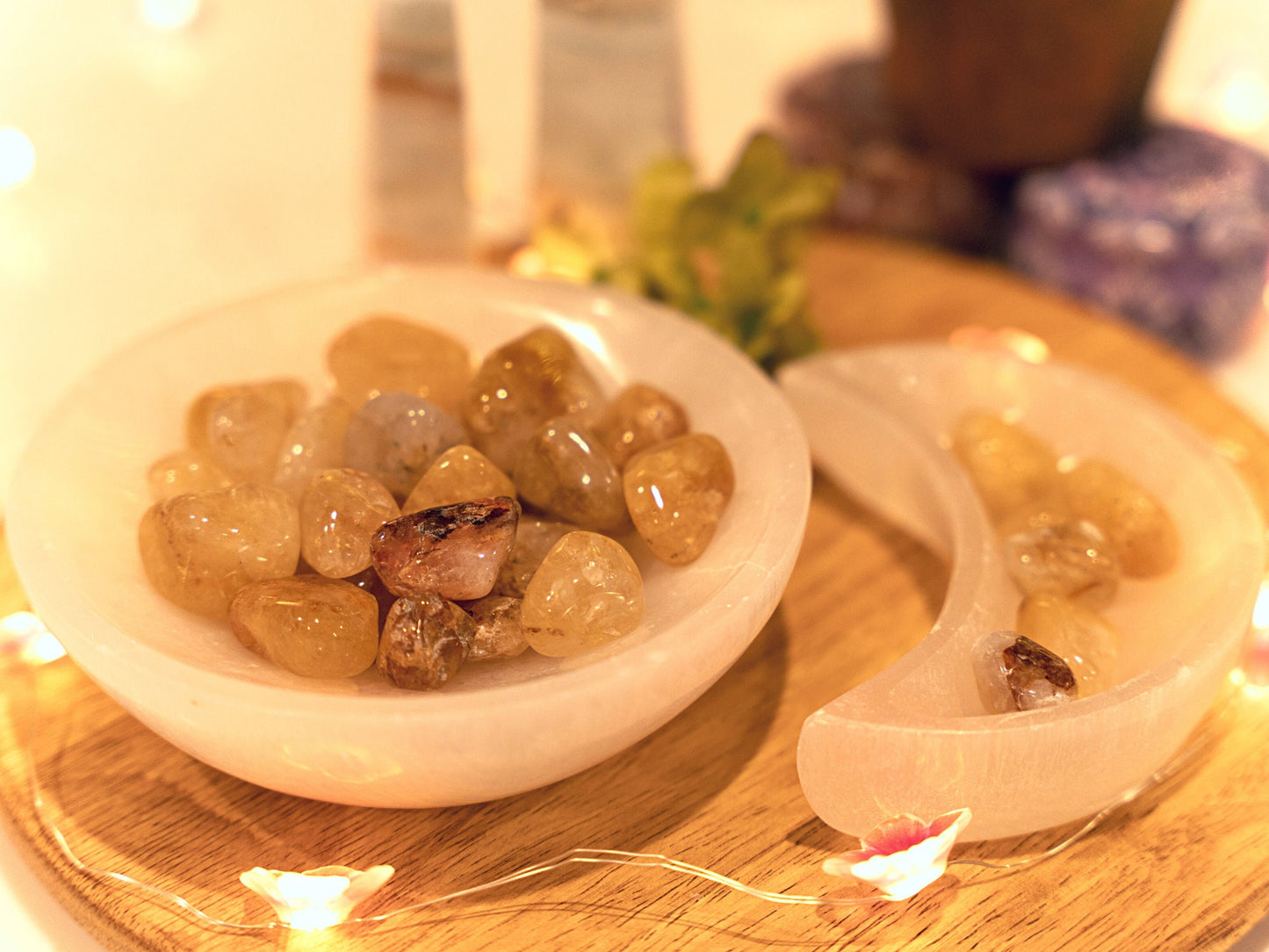 Golden Healer / Azeztulite Tumbled Crystals