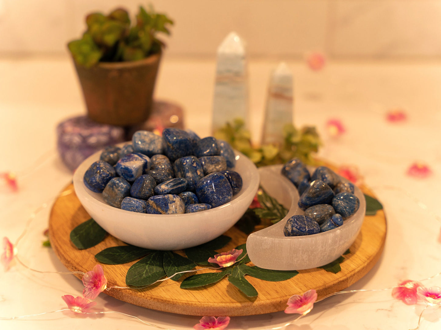Lapis Lazuli Tumbles, Lapis Lazuli Crystals, Throat Chakra Stones, Crystals for Truth, Third Eye Crystals, Stones for Aquarius, Pisces & Sag