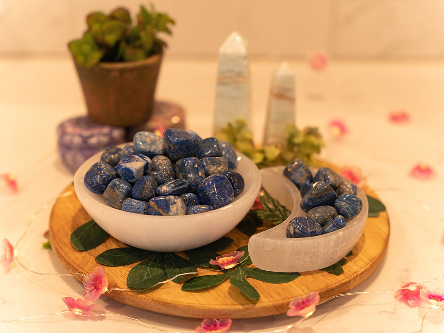 Lapis Lazuli Tumbles, Lapis Lazuli Crystals, Throat Chakra Stones, Crystals for Truth, Third Eye Crystals, Stones for Aquarius, Pisces & Sag