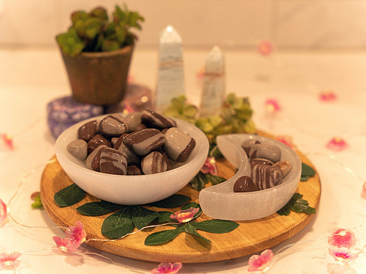 Shiva Lingam Stone Tumbled Crystals