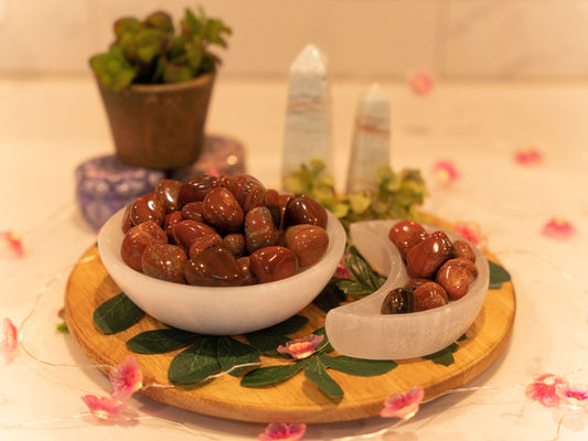 Red Jasper Tumbled Crystals