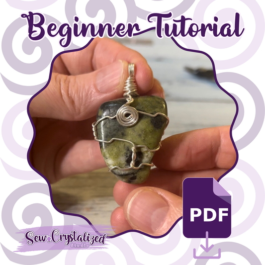Beginner Wire-Wrapping Tutorial: 3 Easy Techniques You Can Use to Make a Crystal Pendant Every-time!